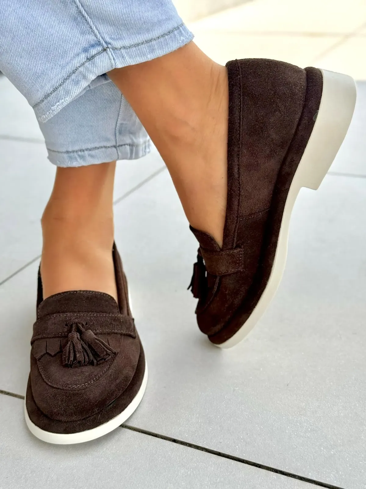 Mokasyny damskie OLEKSY ze skóry naturalnej Polskiej produkcji