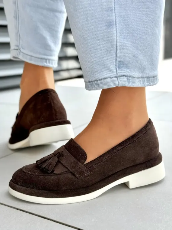 Mokasyny damskie OLEKSY ze skóry naturalnej Polskiej produkcji