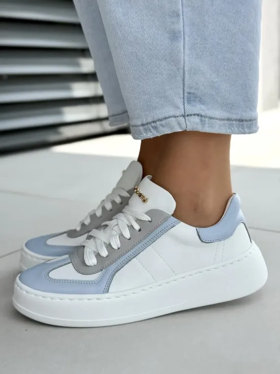 Sneakersy damskie OLEKSY ze skóry naturalnej Polskiej produkcji