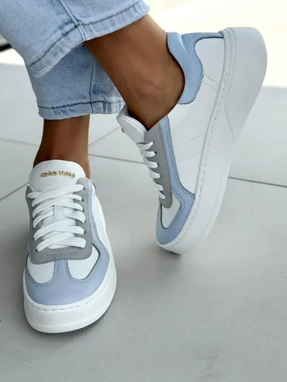 Sneakersy damskie OLEKSY ze skóry naturalnej Polskiej produkcji