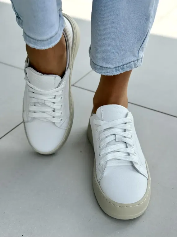 Sneakersy damskie OLEKSY ze skóry naturalnej Polskiej produkcji