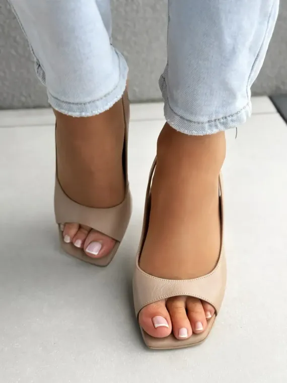 Sandałki damskie OLEKSY ze skóry naturalnej Polskiej produkcji