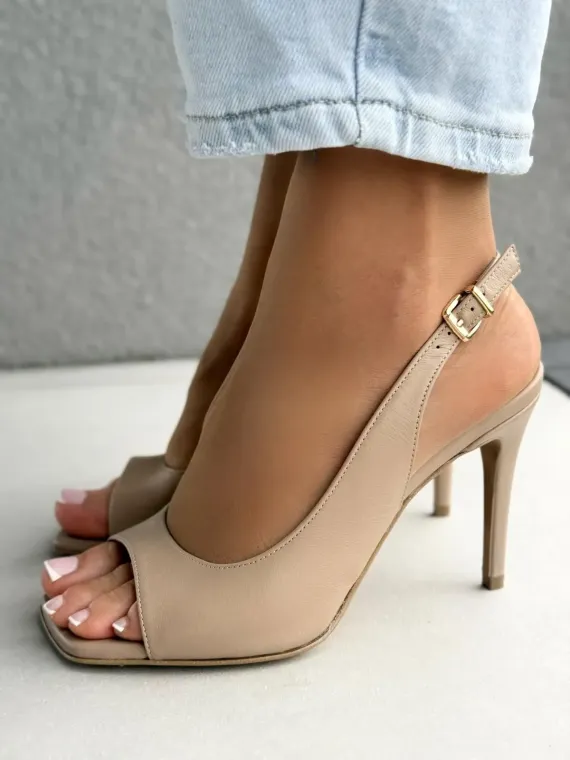 Sandałki damskie OLEKSY ze skóry naturalnej Polskiej produkcji