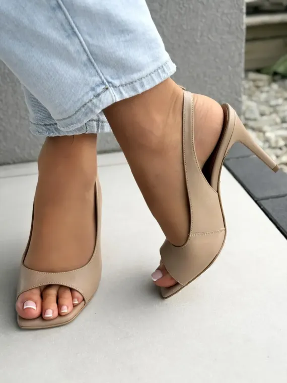 Sandałki damskie OLEKSY ze skóry naturalnej Polskiej produkcji