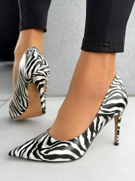 Czółenka OLEKSY ze skóry naturalnej Polskiej produkcji