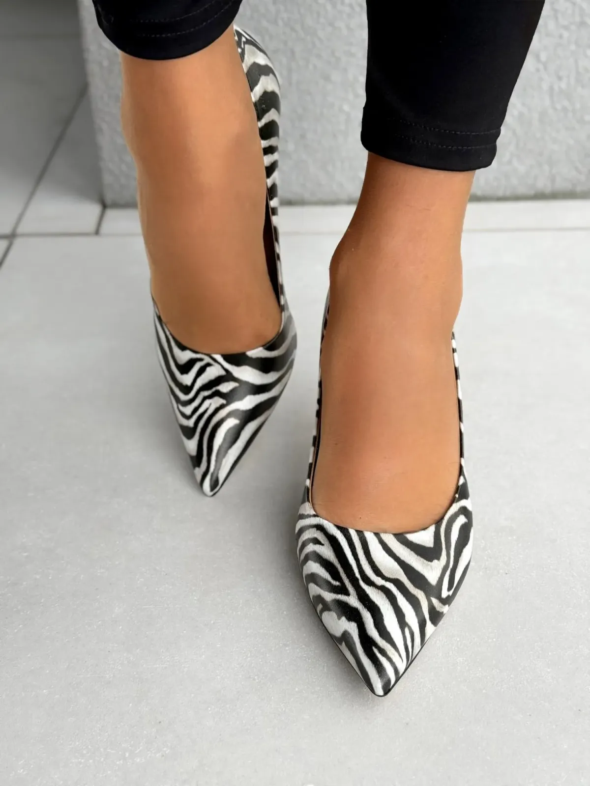 Czółenka OLEKSY ze skóry naturalnej Polskiej produkcji