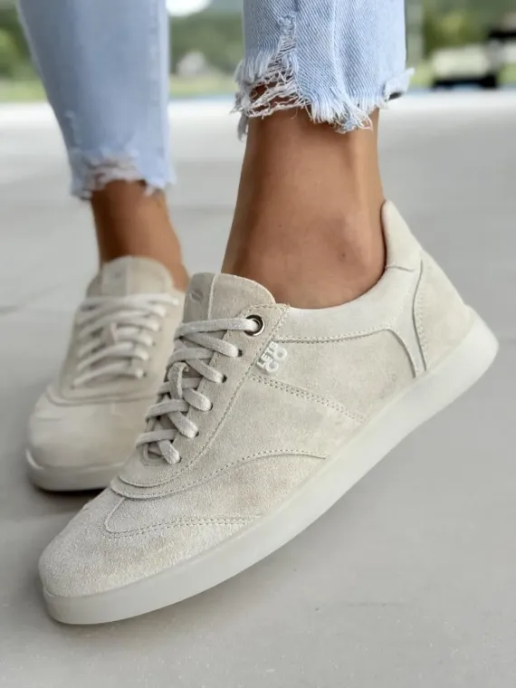 Sneakersy damskie OLEKSY ze skóry naturalnej Polskiej produkcji