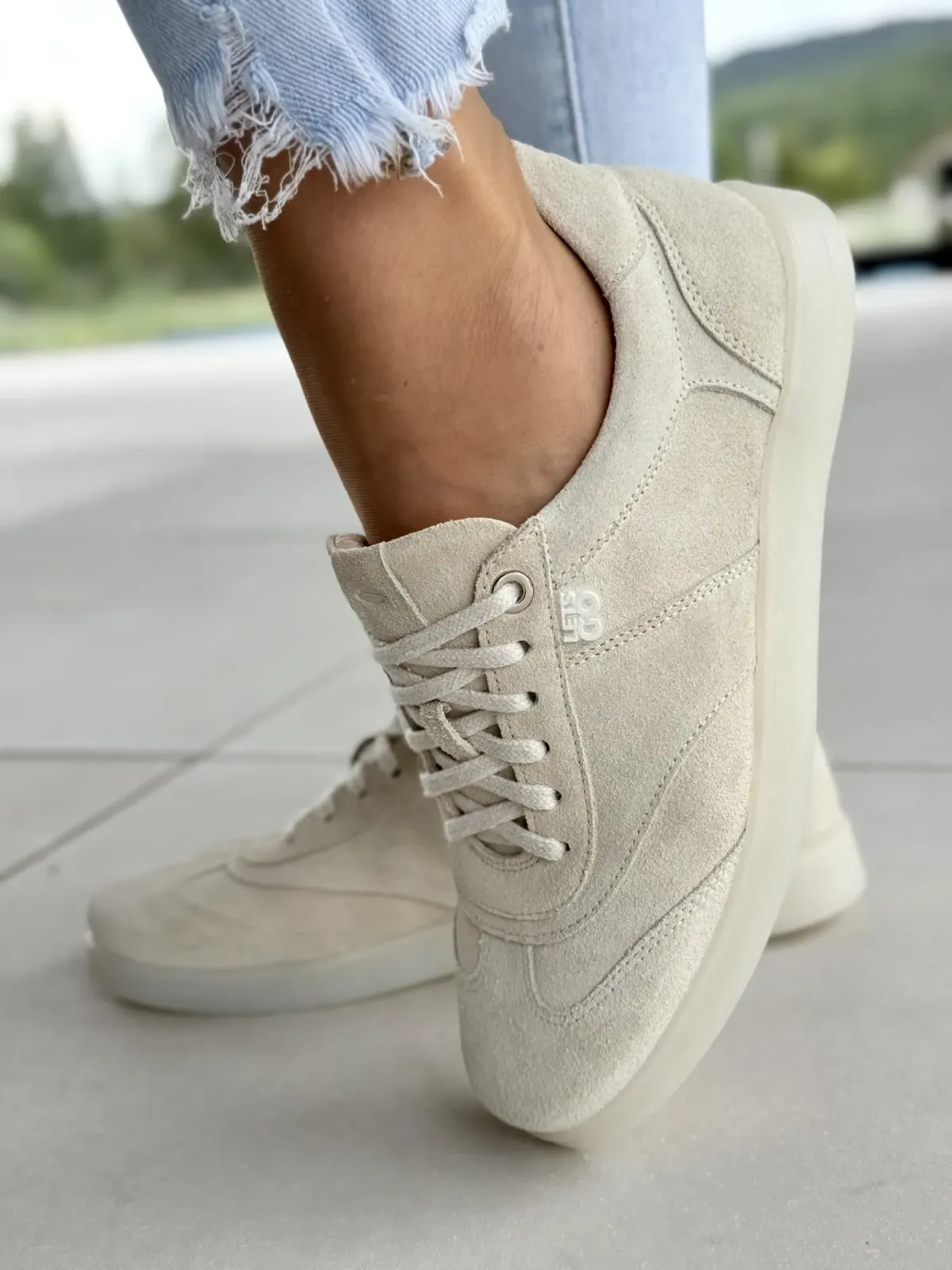 Sneakersy damskie OLEKSY ze skóry naturalnej Polskiej produkcji