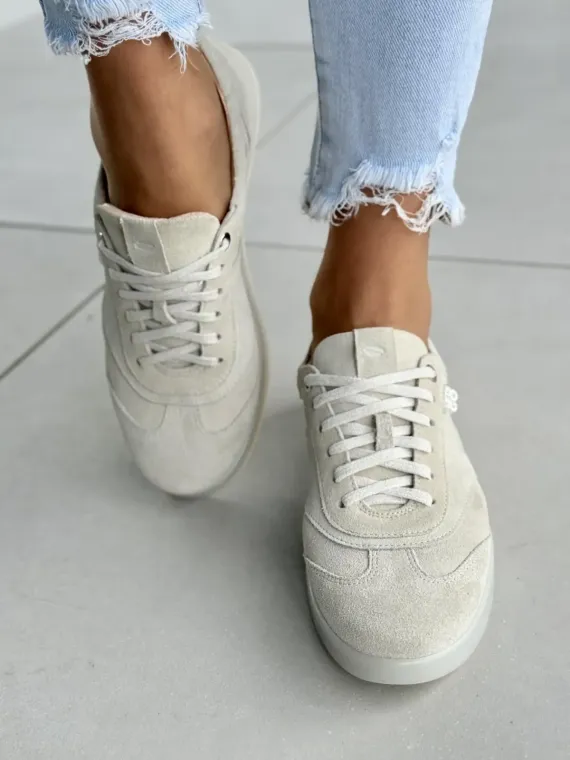 Sneakersy damskie OLEKSY ze skóry naturalnej Polskiej produkcji