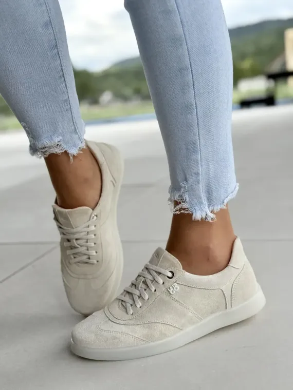 Sneakersy damskie OLEKSY ze skóry naturalnej Polskiej produkcji