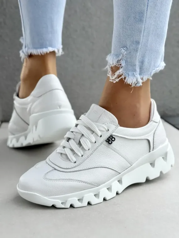 Sneakersy damskie OLEKSY ze skóry naturalnej Polskiej produkcji