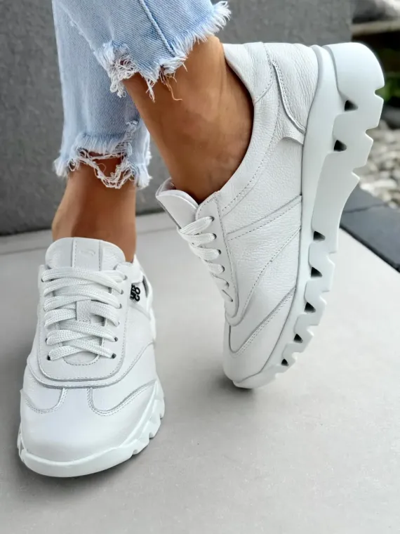 Sneakersy damskie OLEKSY ze skóry naturalnej Polskiej produkcji