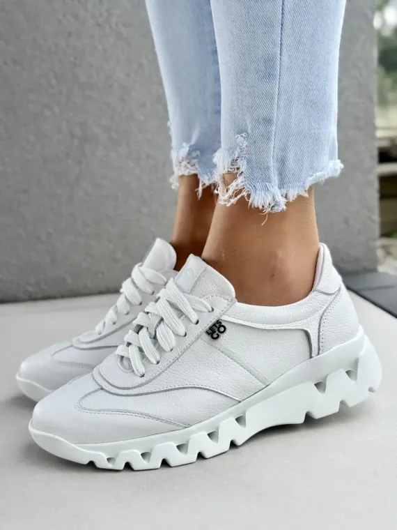 Sneakersy damskie OLEKSY ze skóry naturalnej Polskiej produkcji