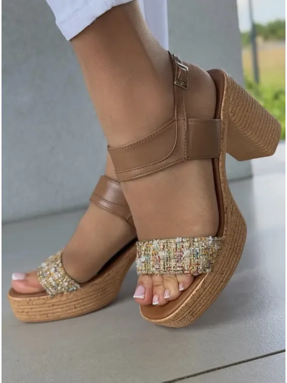 Sandałki damskie OLEKSY ze skóry naturalnej Polskiej produkcji