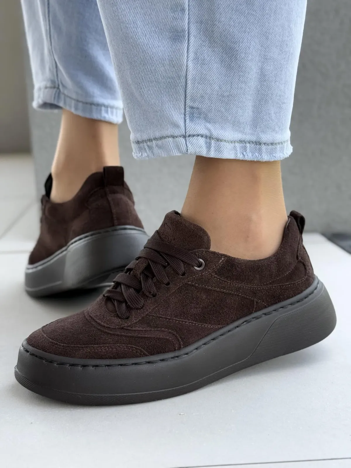 Sneakersy damskie OLEKSY ze skóry naturalnej Polskiej produkcji