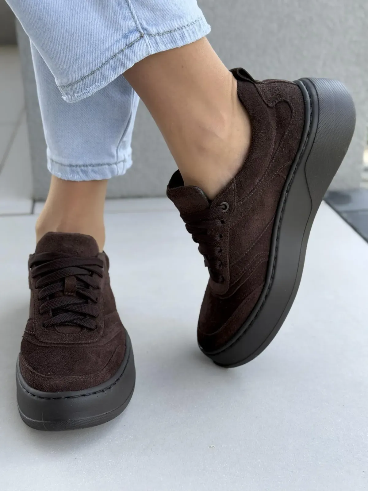 Sneakersy damskie OLEKSY ze skóry naturalnej Polskiej produkcji