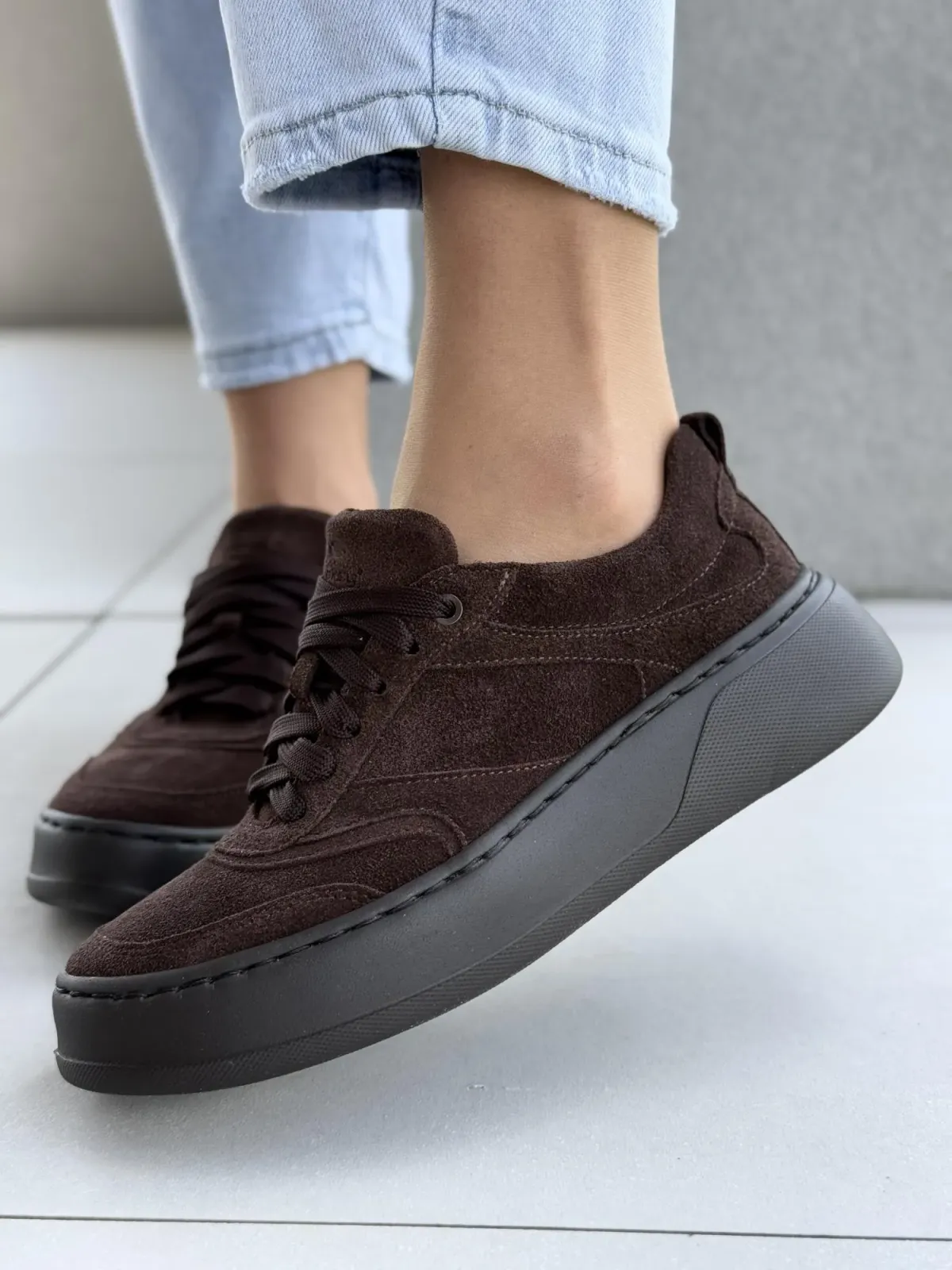 Sneakersy damskie OLEKSY ze skóry naturalnej Polskiej produkcji