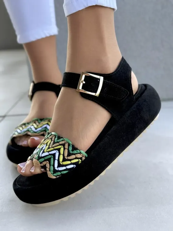 Sandałki damskie OLEKSY ze skóry naturalnej Polskiej produkcji