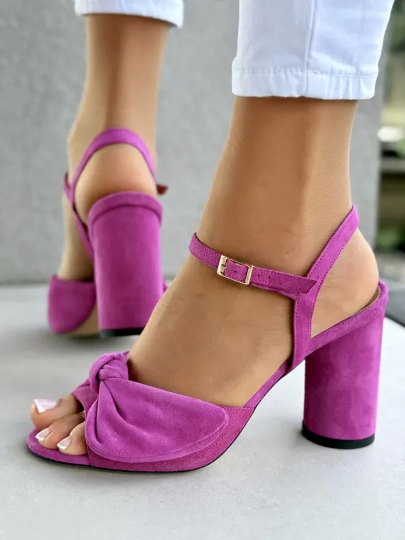 Sandałki damskie OLEKSY ze skóry naturalnej Polskiej produkcji