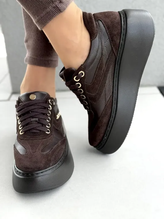 Sneakersy damskie OLEKSY ze skóry naturalnej Polskiej produkcji