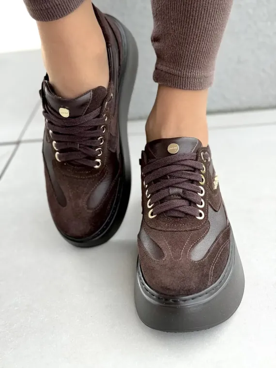 Sneakersy damskie OLEKSY ze skóry naturalnej Polskiej produkcji