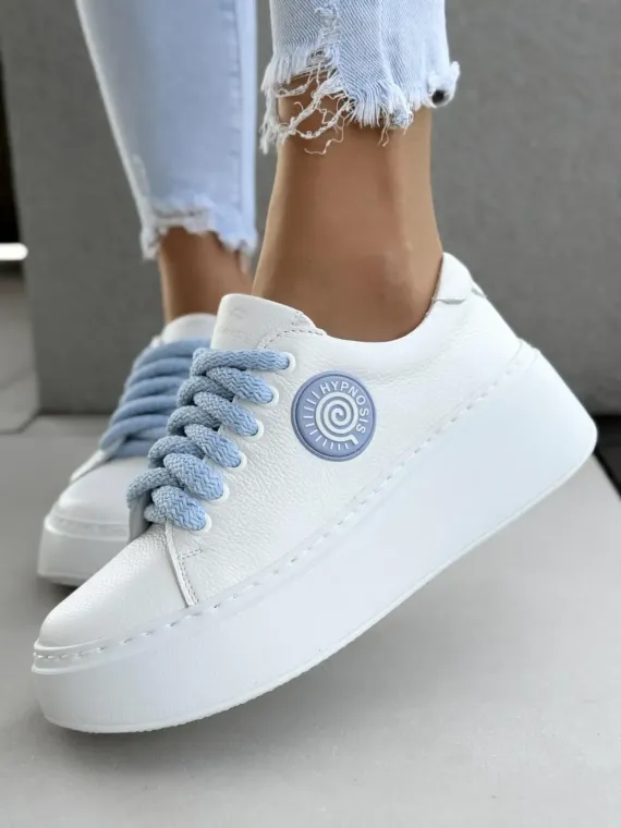 Sneakersy damskie OLEKSY ze skóry naturalnej Polskiej produkcji