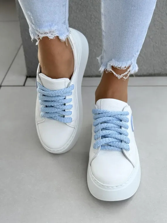 Sneakersy damskie OLEKSY ze skóry naturalnej Polskiej produkcji