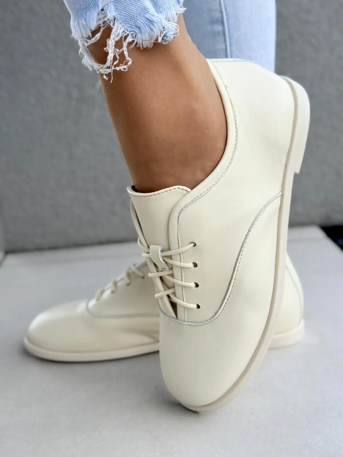 Półbuty damskie OLEKSY ze skóry naturalnej Polskiej produkcji