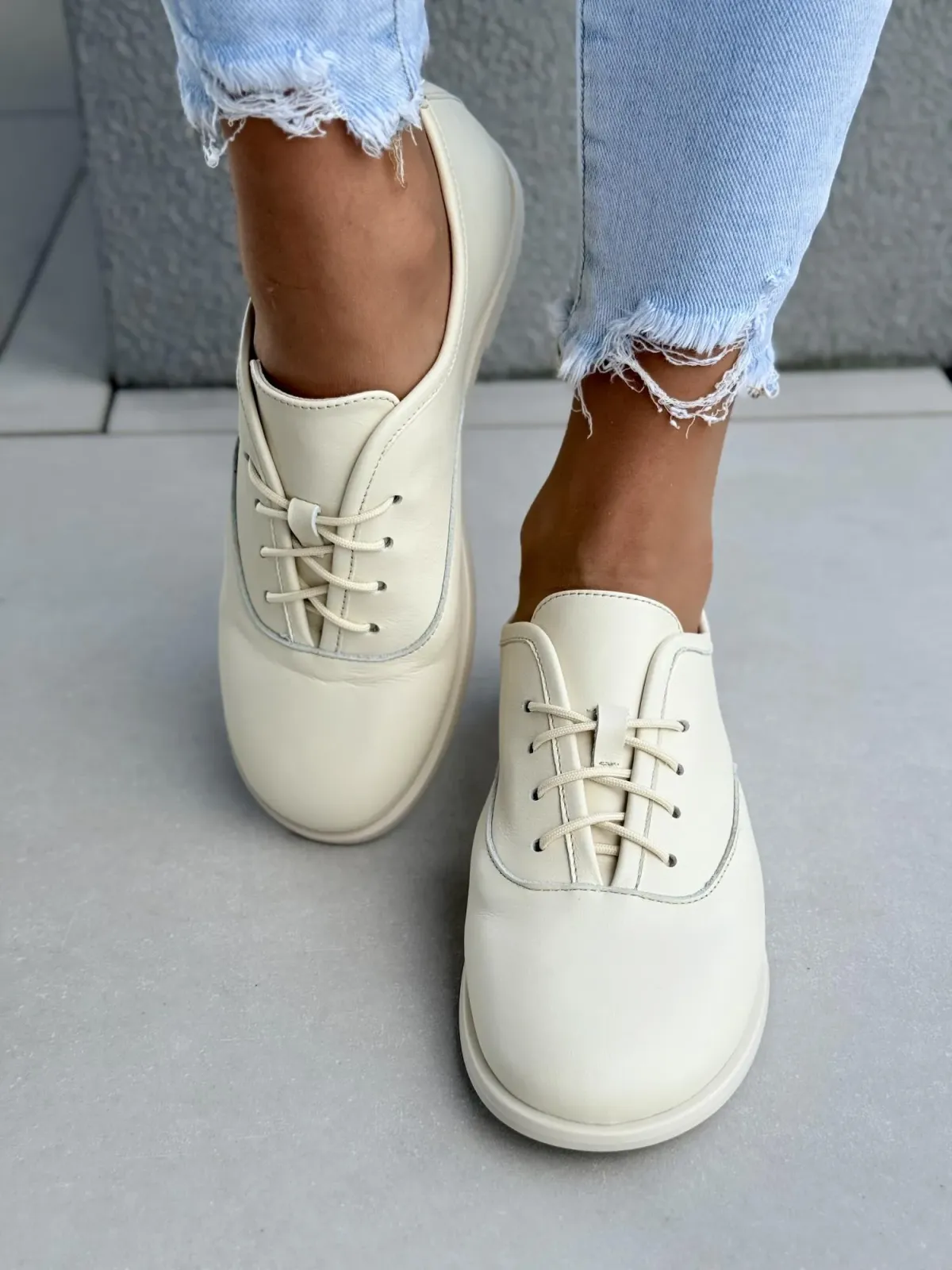 Półbuty damskie OLEKSY ze skóry naturalnej Polskiej produkcji