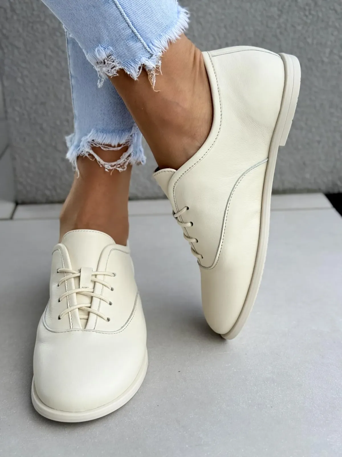 Półbuty damskie OLEKSY ze skóry naturalnej Polskiej produkcji