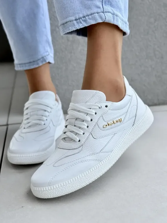 Sneakersy damskie OLEKSY ze skóry naturalnej Polskiej produkcji