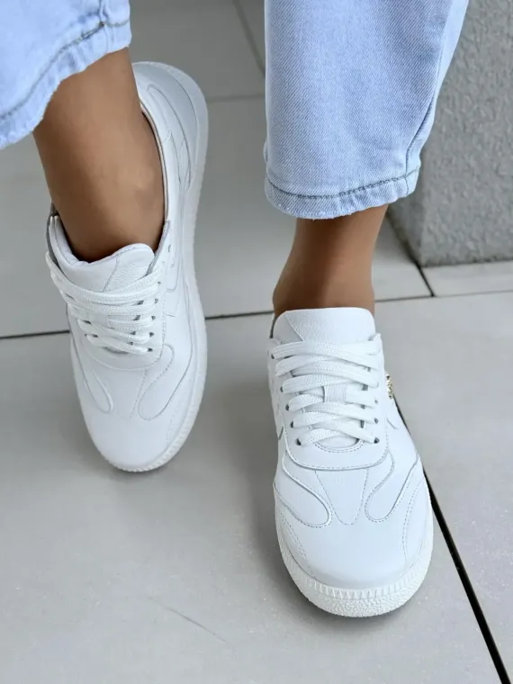 Sneakersy damskie OLEKSY ze skóry naturalnej Polskiej produkcji