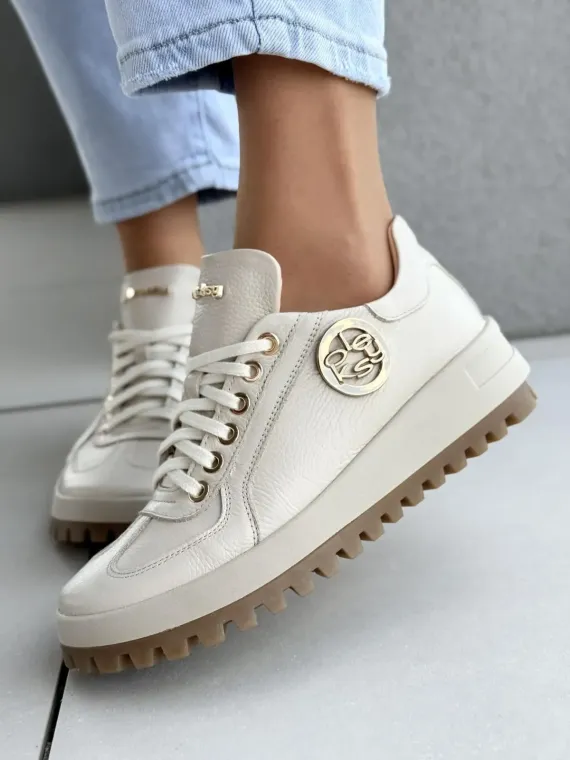 Sneakersy damskie OLEKSY ze skóry naturalnej Polskiej produkcji