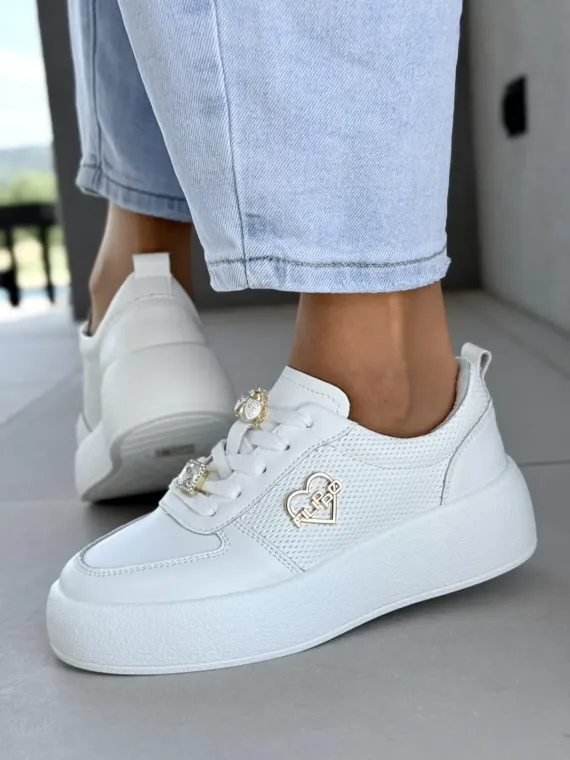 Sneakersy damskie ze skóry naturalnej