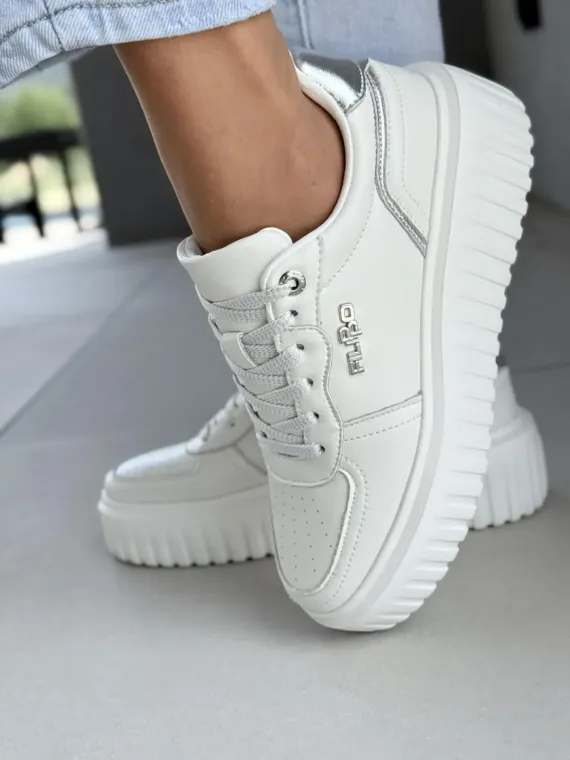 Sneakersy damskie ze skóry naturalnej