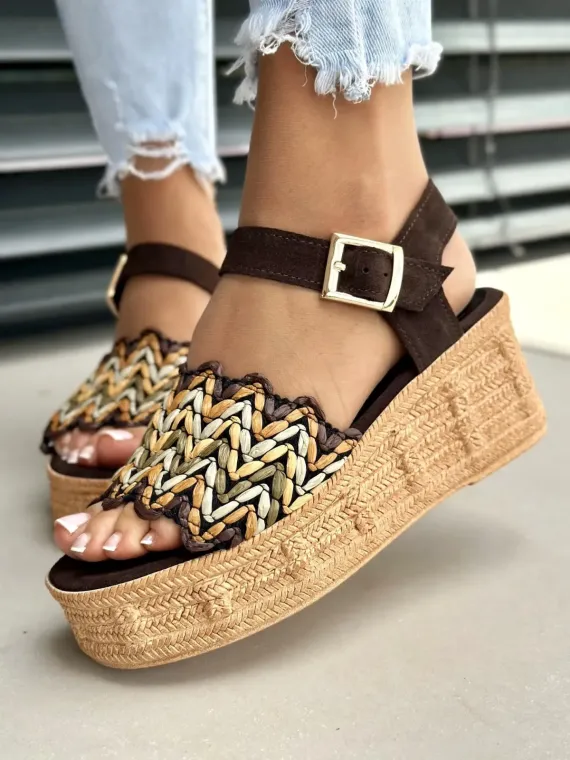 Sandałki damskie OLEKSY ze skóry naturalnej Polskiej produkcji