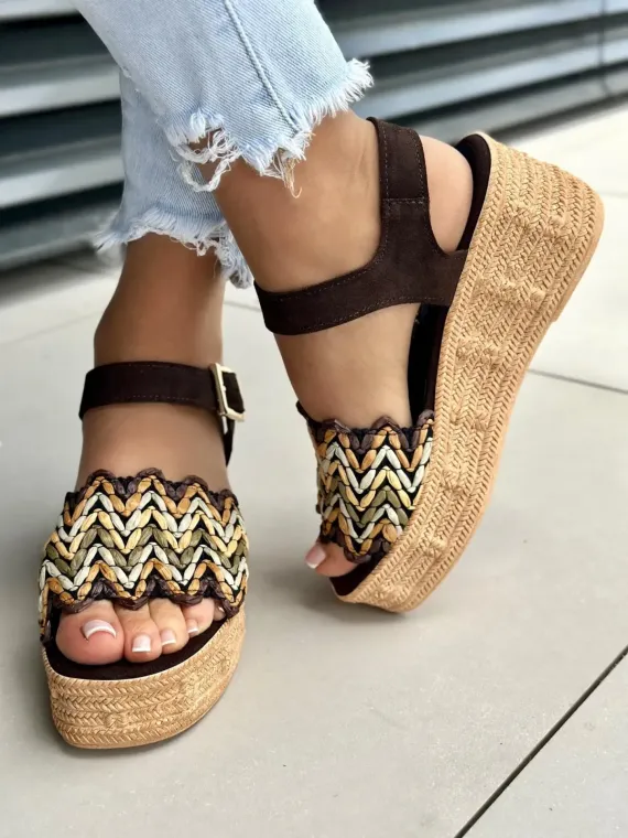 Sandałki damskie OLEKSY ze skóry naturalnej Polskiej produkcji