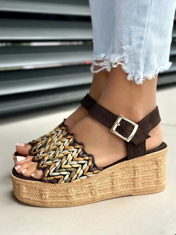 Sandałki damskie OLEKSY ze skóry naturalnej Polskiej produkcji