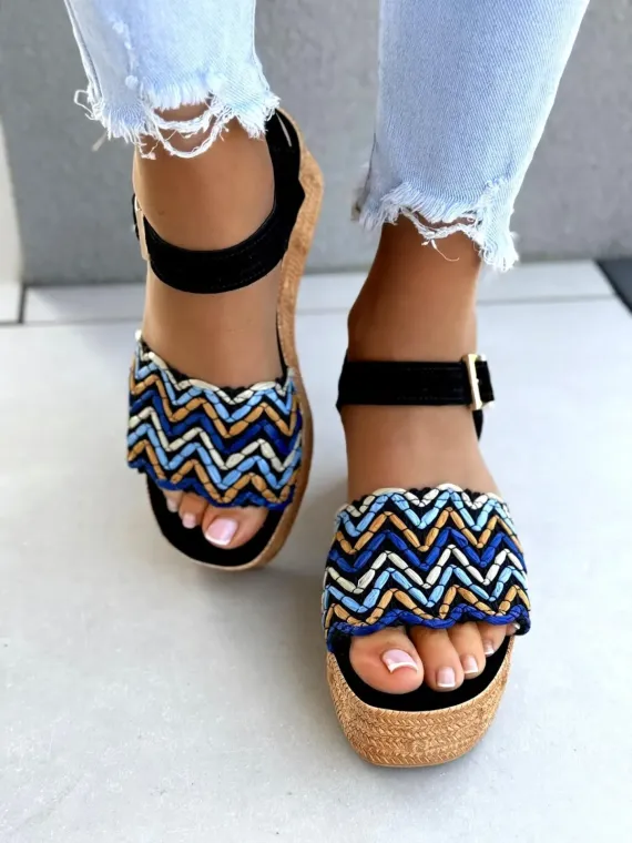 Sandałki damskie OLEKSY ze skóry naturalnej Polskiej produkcji