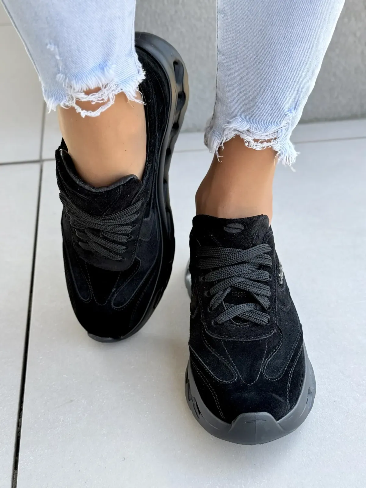 Sneakersy damskie OLEKSY ze skóry naturalnej Polskiej produkcji