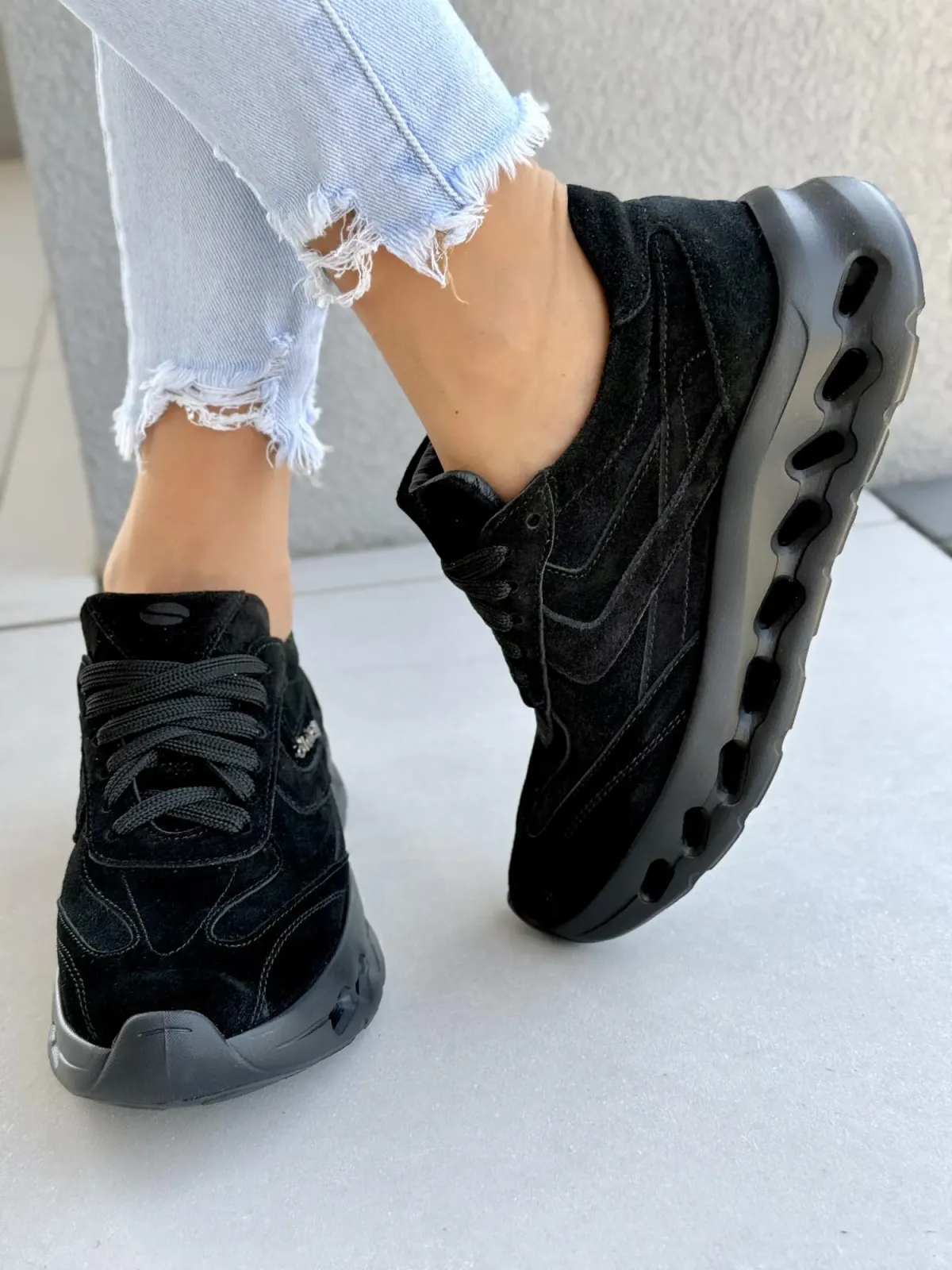 Sneakersy damskie OLEKSY ze skóry naturalnej Polskiej produkcji