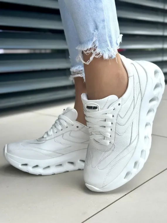 Sneakersy damskie OLEKSY ze skóry naturalnej Polskiej produkcji