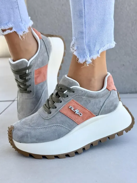 Sneakersy damskie ze skóry naturalnej