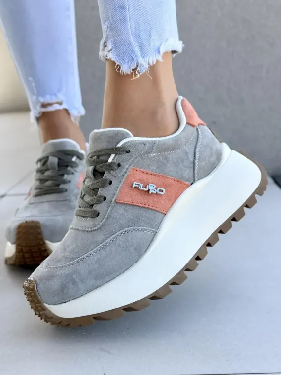 Sneakersy damskie ze skóry naturalnej