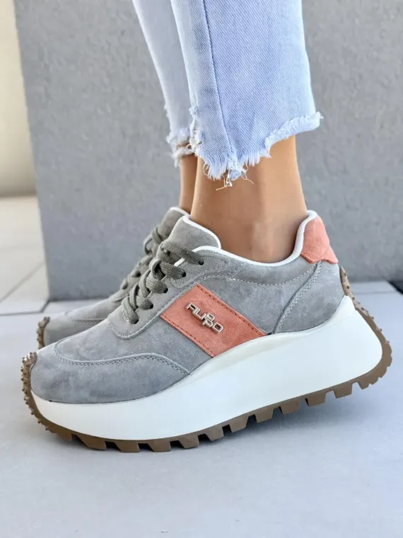 Sneakersy damskie ze skóry naturalnej