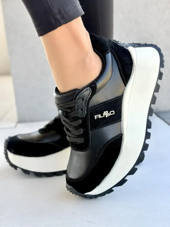 Sneakersy damskie ze skóry naturalnej