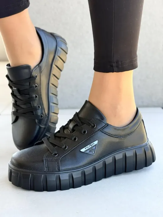 Sneakersy damskie ze skóry naturalnej