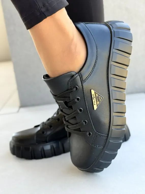 Sneakersy damskie ze skóry naturalnej