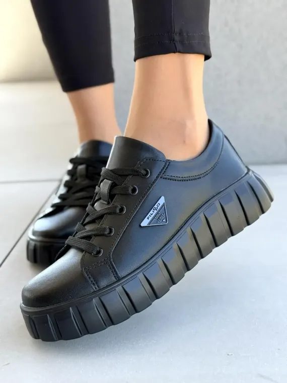 Sneakersy damskie ze skóry naturalnej