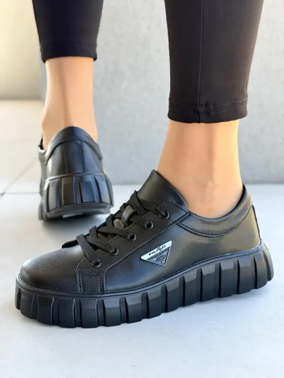 Sneakersy damskie ze skóry naturalnej